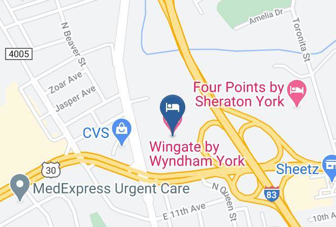 Wingate By Wyndham York Map