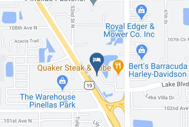 Pinellas - Wingate Wyndham Maps