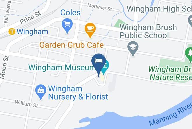 Wingham Motel Map