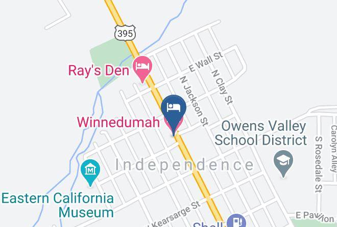 Inyo - Winnedumah Hotel Maps