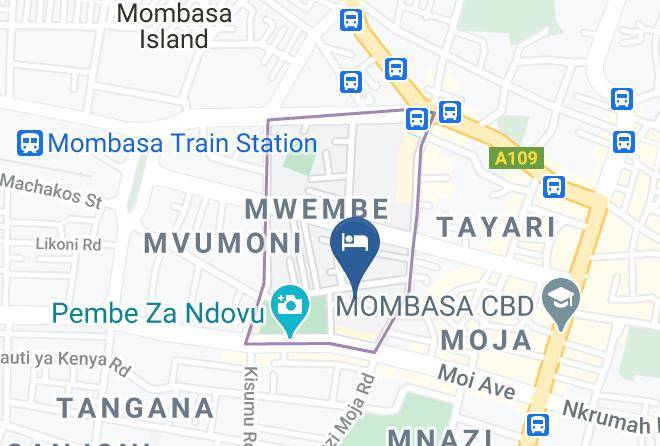Mombasa - Winners Rembo Hotel Mombasa Maps