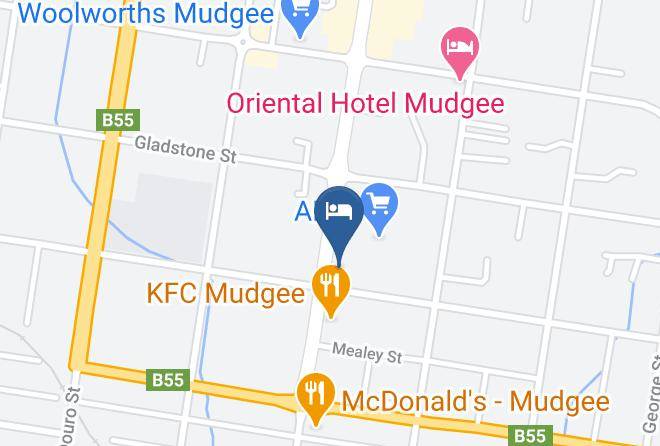 Mid Western Regional - Winning Post Motor Inn Maps