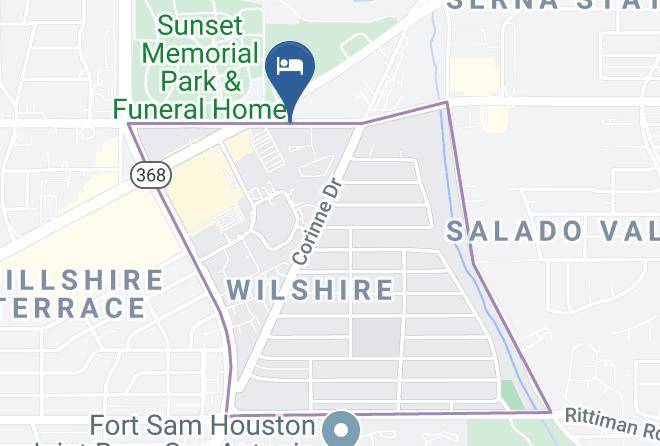 Bexar - Winnquest Inn Near Fort Sam Houston Maps