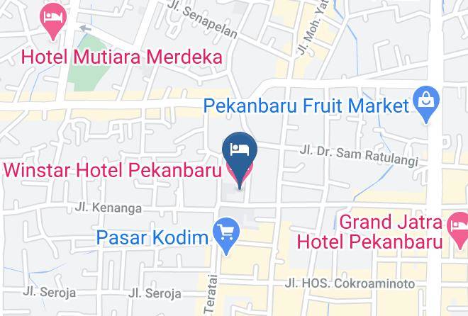 Pekanbaru - Winstar Hotel Pekanbaru Maps