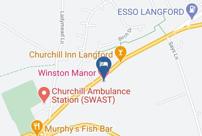 North Somerset - Winston Manor Guest House Rooms Maps