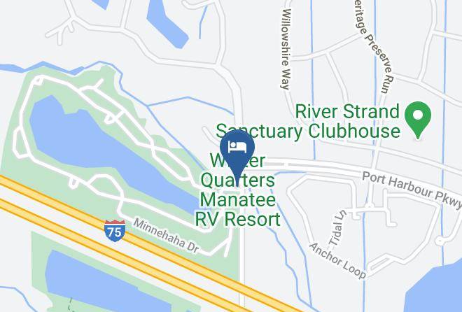 Manatee - Winter Quarters Manatee Rv Resort Maps