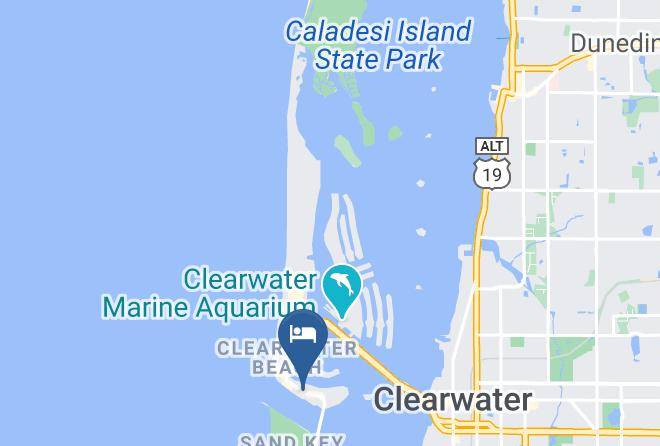 Winter The Dolphin's Beach Club Ascend Hotel Collection Map