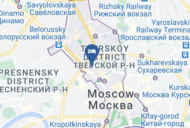 Moscow - Winterfell Hotel On Tverskaya Maps