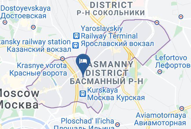 Moscow - Winterfell Kurskiy Vokzal Maps