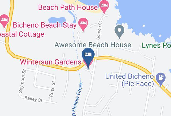 Glamorganspring Bay - Wintersun Gardens Motel Maps