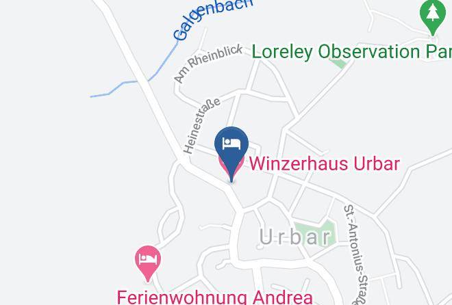 Rhein Hunsruck Kreis - Winzerhaus Urbar Maps