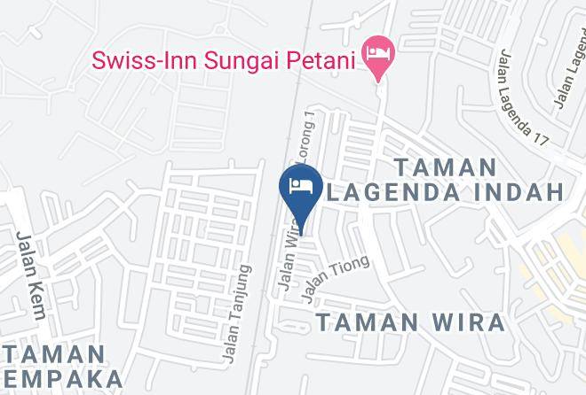 Kuala Muda District - Wira Homestay Sungai Petani Maps
