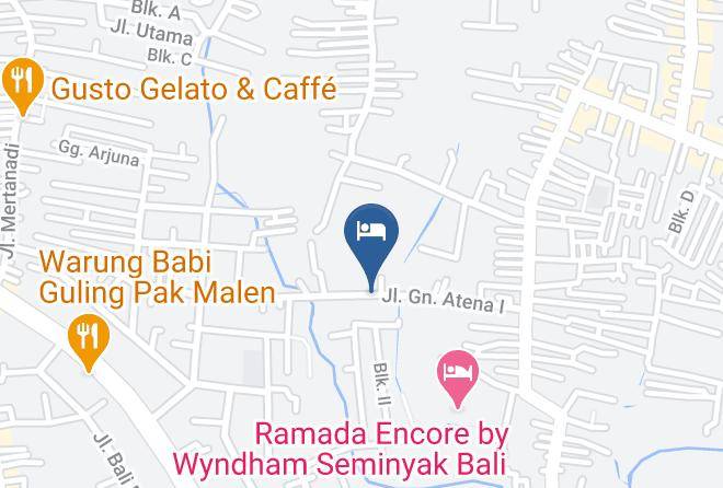 Denpasar - Wirton Seminyak Hotel Maps