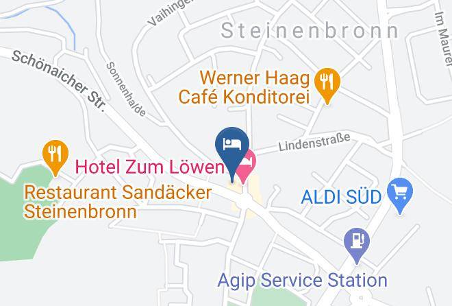 Boblingen - Wirtshaus Zum Lowen Steinenbronn Maps