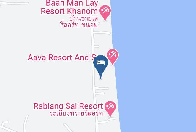 Amphoe Khanom - Wis Beach Khanom Maps