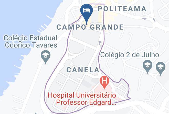 Wish Hotel Da Bahia Map