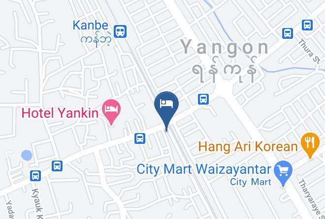 Yangon East - Wishton Hotel Yangon Maps