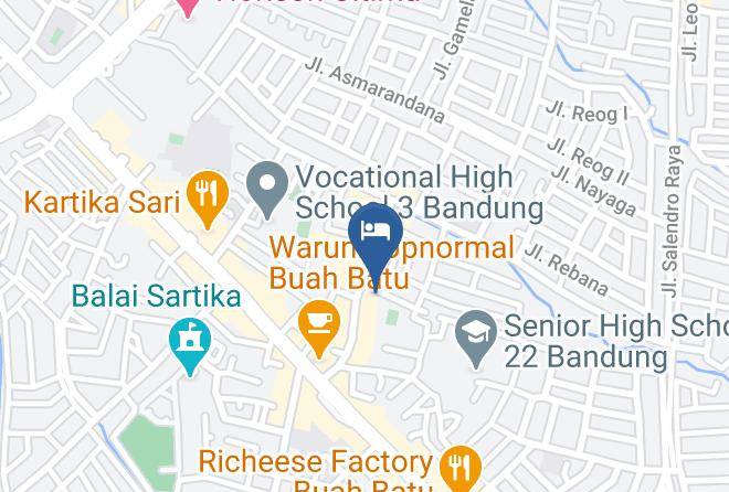 Bandung - Wisma Bahagia Hotel Maps