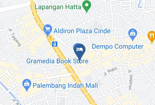 Palembang - Wisma Bari Maps