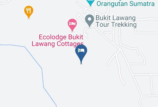 Wisma Batu Mandi Map - North Sumatra - Langkat Regency