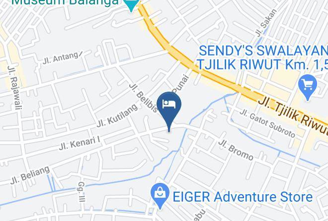 Kota Palangka Raya - Wisma Beliang Orent Maps