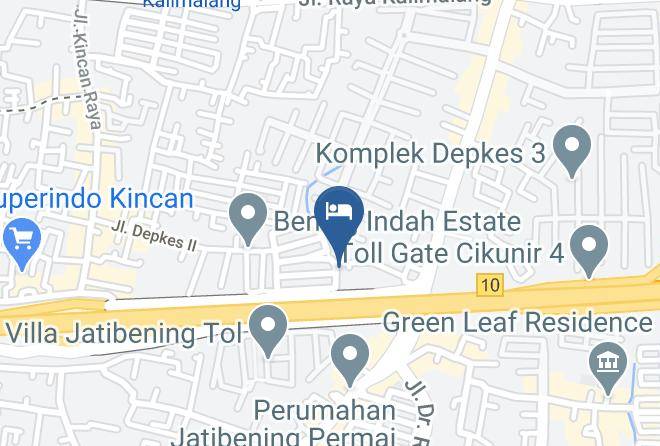 Kota Bekasi - Wisma Bening Home Stay Maps