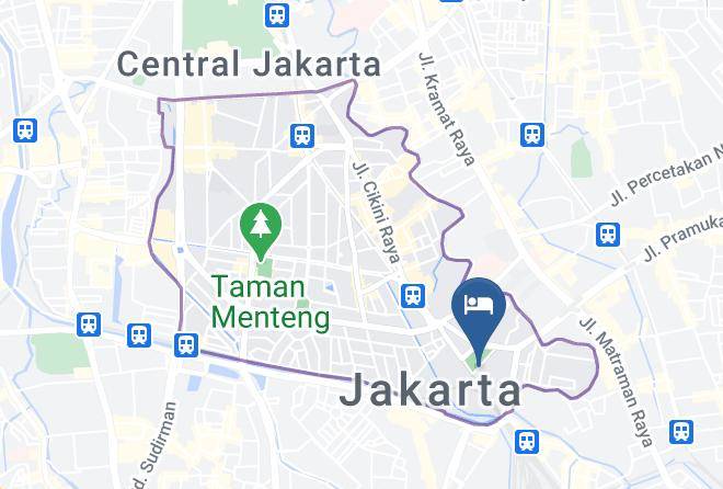 Central Jakarta - Wisma Bonang Maps