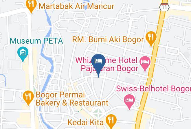 Kota Bogor - Wisma Duta Papandayan Maps