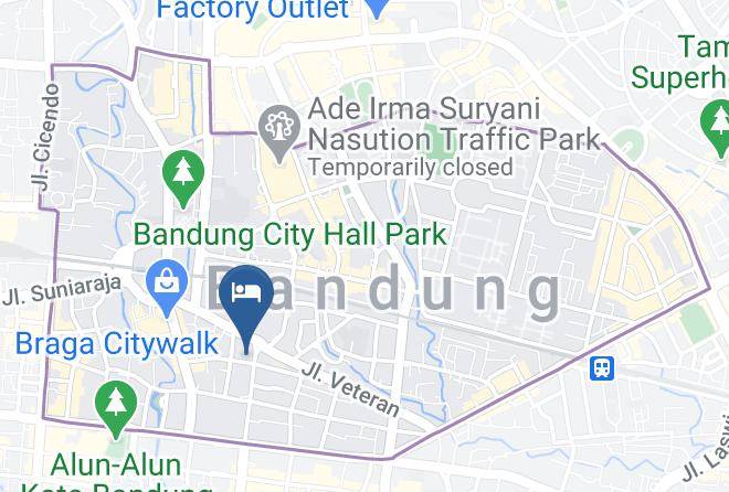 Bandung - Wisma Ersada Hotel Maps