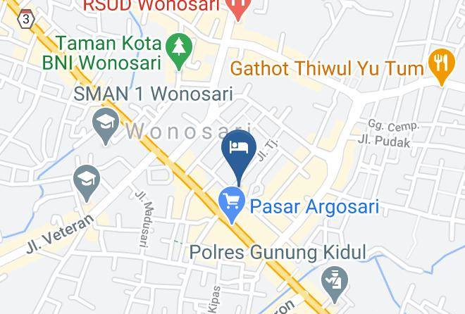 Gunung Kidul Regency - Wisma Ganesha Maps