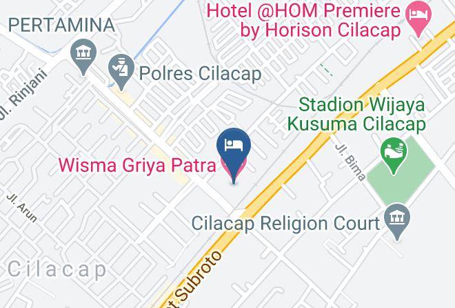 Cilacap Regency - Wisma Griya Patra Maps