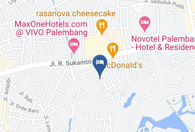 Palembang - Wisma Jasmine Maps