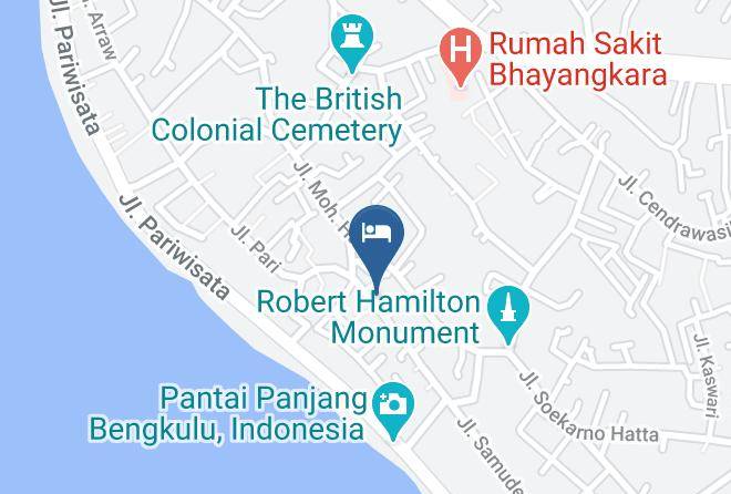 Kota Bengkulu - Wisma Kerapu Home Stay Maps