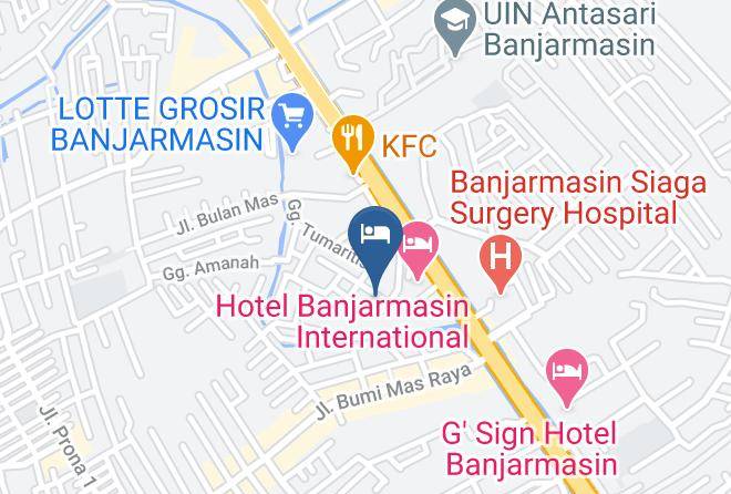 Banjarmasin - Wisma Kost Focus Maps