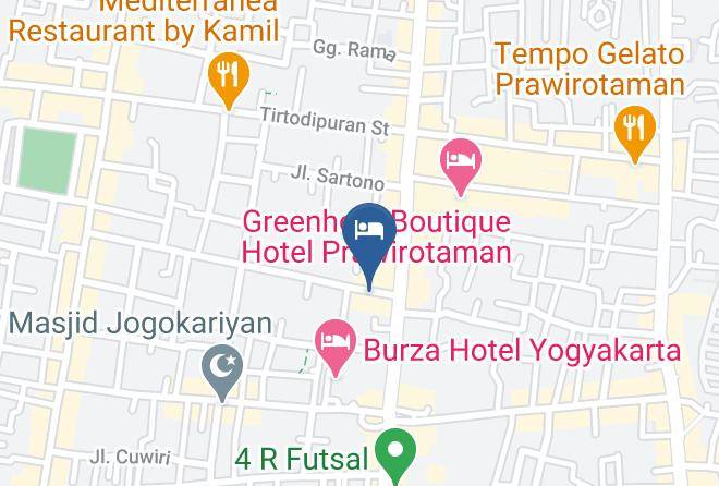 Kota Yogyakarta - Wisma Larasati Maps