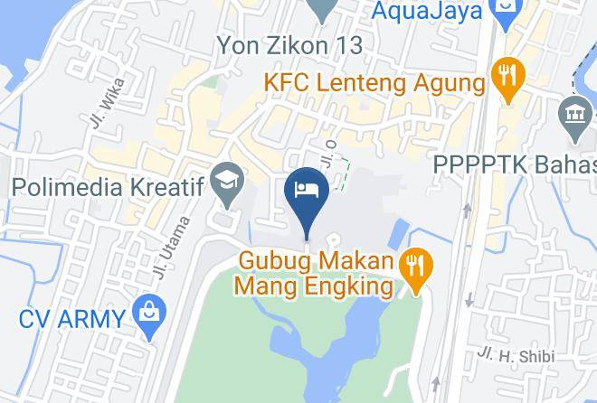 Jakarta Selatan - Wisma Makara Universitas Indonesia Maps