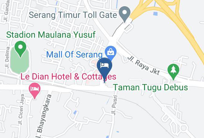 Serang Regency - Wisma Merlyn Maps