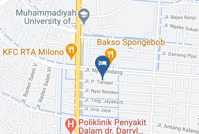 Kota Palangka Raya - Wisma Rempoa Indah Maps