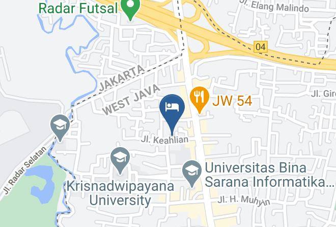Kota Bekasi - Wisma Surya Maps