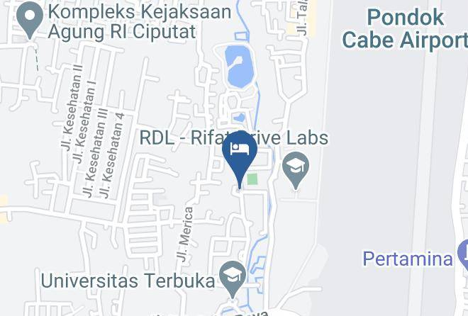 Kota Tangerang Selatan - Wisma Universitas Terbuka Maps