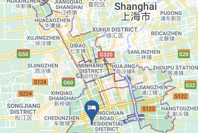 Minhang District - Wistaria Hotel Minhang Shanghai Maps