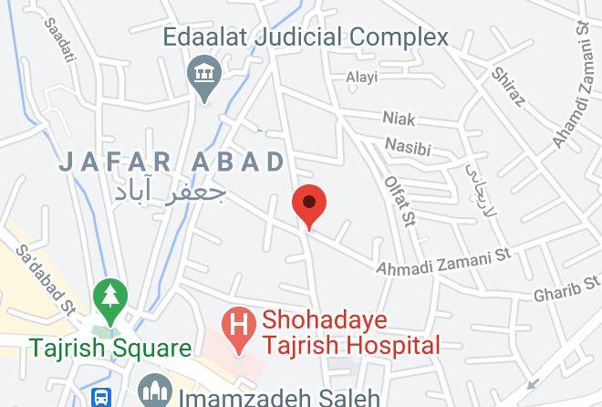 Tehran - Wisteria Hotel Maps