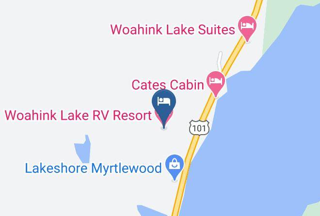 Lane - Woahink Lake Rv Resort Maps