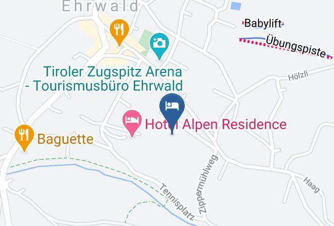 Reutte - Gastehaus Wobelerhof Maps