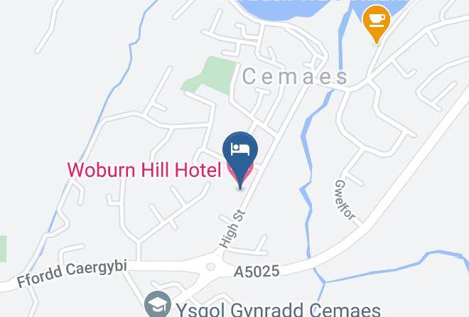 Isle Of Anglesey - Woburn Hill Hotel Hotel Maps