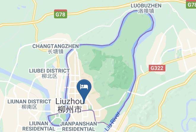 Liuzhou - Wodun 360 Hotel Maps