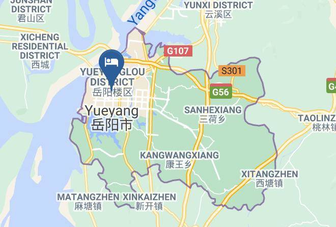 Yueyang - Wodun Electric Power Hotel Maps