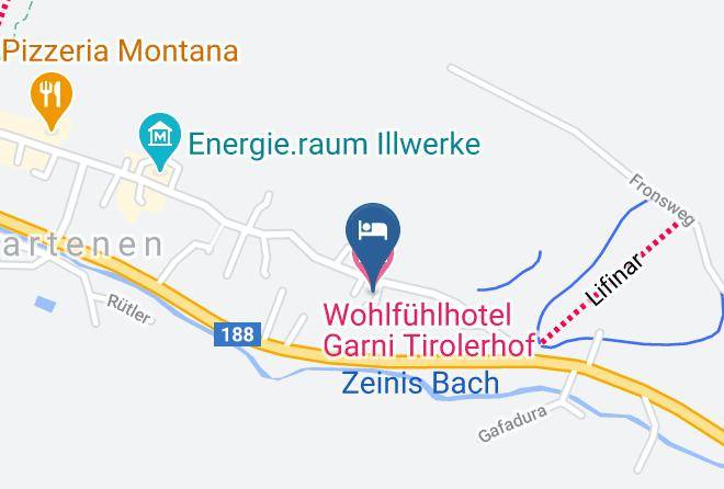 Bludenz - Wohlfuhlhotel Garni Tirolerhof Maps