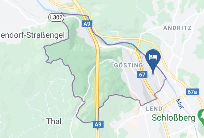 Graz - Novapark Flugzeughotel Graz Maps