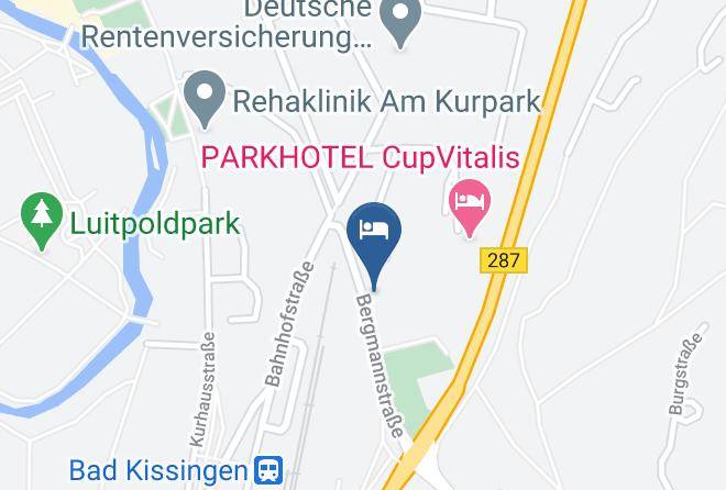 Bad Kissingen - Hotel Saxonia Maps